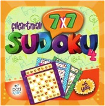 7 X 7 Çıkartmalı Sudoku 3 - +6 Yaş - Kolektif | Pötikare - 97860550836