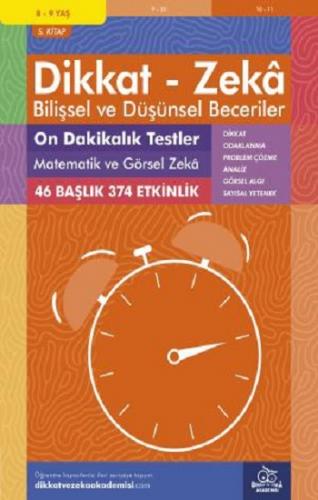 8 - 9 Yaş 10 Dakikalık Testler Matematik Ve Görsel Zeka 5.kitap - Mıch