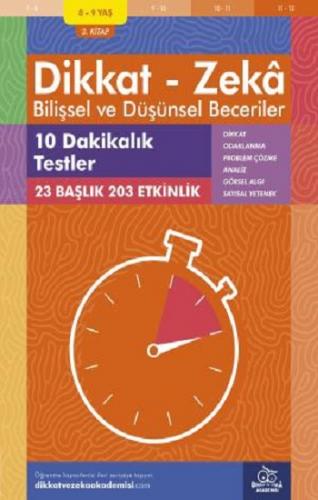 8 - 9 Yaş 10 Dakikalık Testler Zeka Bilişsel Ve Düşünsel Beceriler 3.k