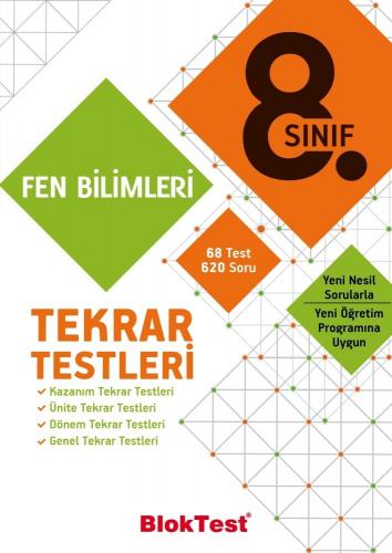 8. Sınıf Fen Bilimleri Tekrar Testleri - Komisyon | Bloktest - 9786052