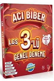 8.sınıf Lgs Acı Biber Genel 3 Lü Deneme - Komisyon | Ünlüler Karması -