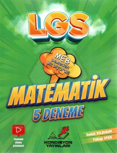8.sınıf Lgs Matematik 5'li Deneme Sınavı - Komisyon | Kondisyon Yayınl