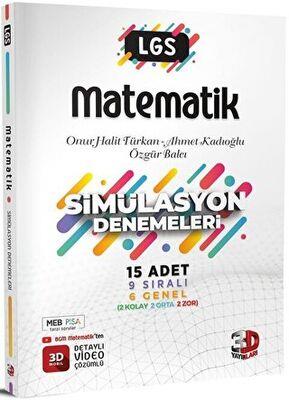 8. Sınıf Lgs Matematik Simülasyon 15 Deneme - Onur Halit Türkay | 3D y