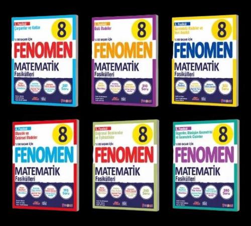8. Sınıf Matematik Fasikül Seti (1-2-3-4-5-6. Sayılar)