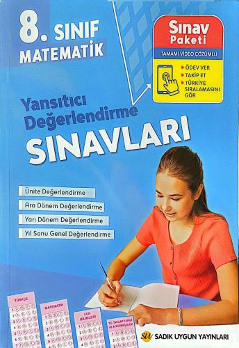 8. Sınıf Matematik Yansıtıcı Değerlendirme Sınavları - Kolektif | Sadı