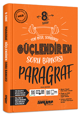 8. Sınıf Paragraf Soru Bankası Güçlendiren - Eren Akyüz | Ankara - 978