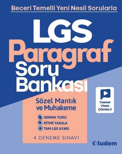 8. Sınıf Paragraf Soru Bankası - | Tudem Eğitim - 9786052854440