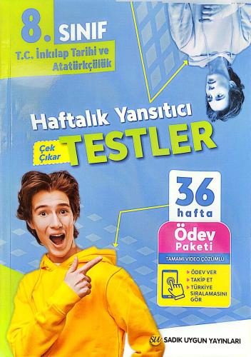 8. Sınıf T.c. İnkılap Tarihi Ve Atatürkçülük Haftalık Yansıtıcı Testler