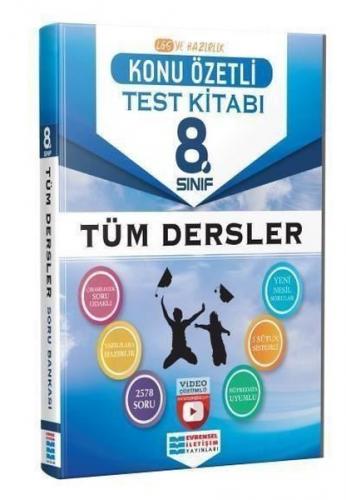 8. Sınıf Tüm Dersler Soru Bankası Konu Özetli Video Çözümlü Test Kitab