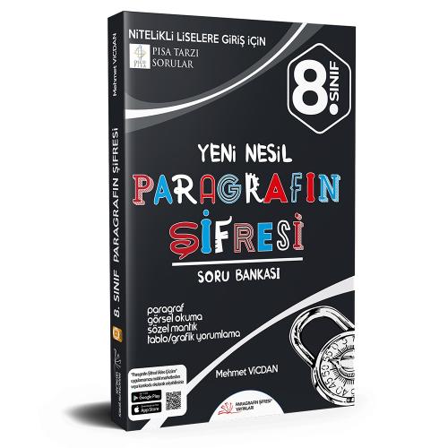 8. Sınıf Yeni Nesil Paragrafın Şifresi Soru Bankası - Mehmet Vicdan | 