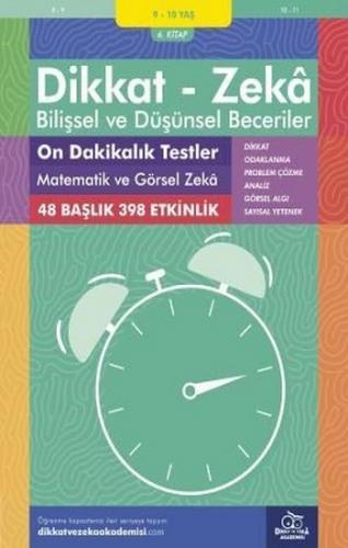 9 - 10 Yaş 10 Dakikalık Testler Matematik Ve Görsel Zeka 6.kitap - Mıc