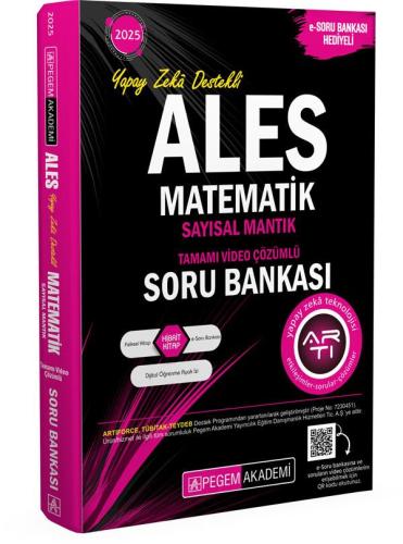 Ales Matematik Sayısal Mantık Soru Bankası 2025 - Kolektif | Pegem Aka