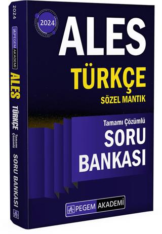 Ales Türkçe Sözel Mantık Soru Bankası 2024 - Kolektif | Pegem - 978625