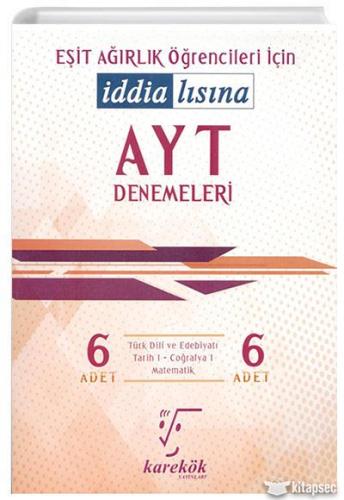 Ayt 6 Lı Denemeleri Eşit Ağırlık Öğrencileri İçin
