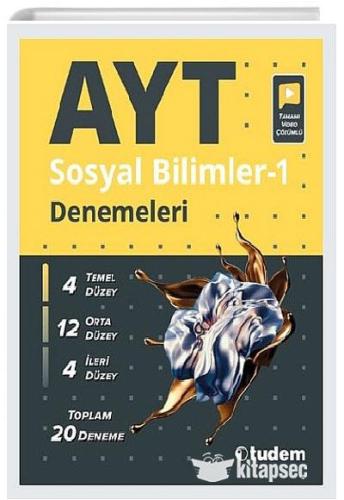 Ayt Sosyal Bilimler 1 Denemeleri 20 Li