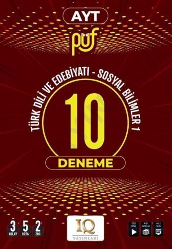Ayt Türk Dili Ve Edebiyatı Sosyal Bilimler Püf 10 Deneme