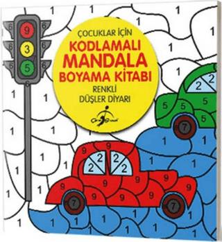 Çocuklar İçin Kodlamalı Mandala Boyama Kitabı - Kolektif | Çocuk Gezeg