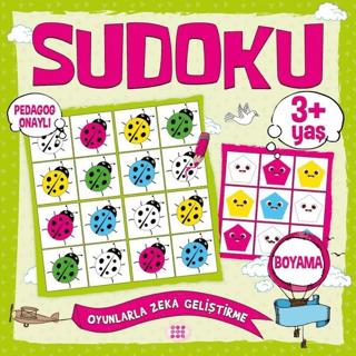 Çocuklar İçin Sudoku Boyama (3+ Yaş) - Kolektif | Dokuz Çocuk - 978625