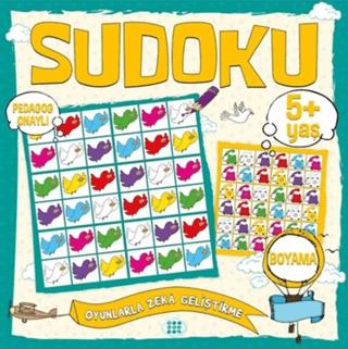 Çocuklar İçin Sudoku Boyama (5+ Yaş) - Kolektif | Dokuz Çocuk - 978625