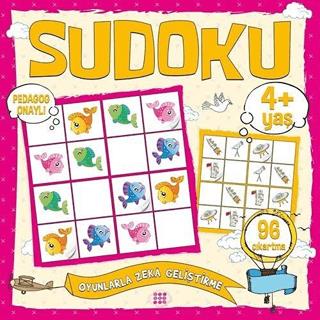 Çocuklar İçin Sudoku Çıkartmalı (4+ Yaş) - Kolektif | Dokuz Çocuk - 97