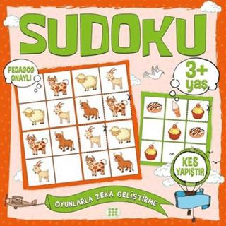 Çocuklar İçin Sudoku Kes Yapıştır (3+ Yaş) - Kolektif | Dokuz Çocuk - 