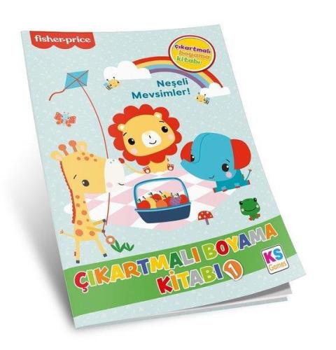 Coloring Sticker Book 1 Neşeli Mevsimler - | Ks Puzzle - 8681842134379