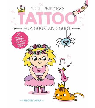 Cool Princess Tattoo Book: Anna