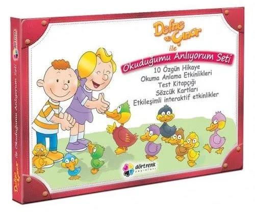 1. Sınıf Defne İle Çınar Okuduğumu Anlıyorum Seti 10 Kitap Kutulu