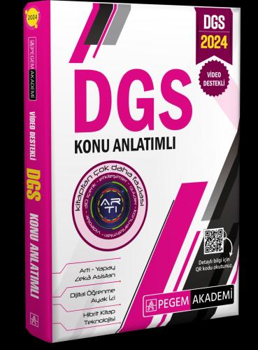 Dgs Konu Anlatımlı 2024 - | Pegem - 9786256890541