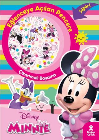 Disney Minnie Eğlenceye Açılan Pencere Çıkartmalı Boyama Kitabı - Kole