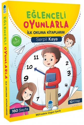 Eğlenceli Oyunlarla İlk Okuma Kitaplarım Set 10 Kitap - Serpil Kaya | 