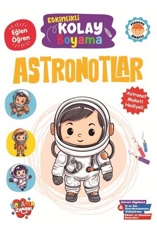 Etkinlikli Kolay Boyama – Astronotlar - Abdullah Karaca | Boyama Zaman
