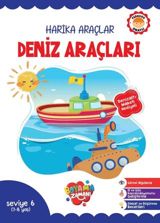 Harika Araçlar - İş Makineleri Seviye 5 (6-7 Yaş) - Kolektif | Boyama 