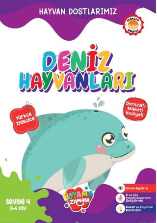 Hayvan Dostlarımız – Deniz Hayvanları Seviye 4 (5-6 Yaş)