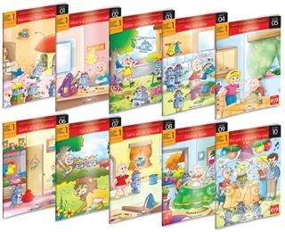 İngilizce Hikaye Seti (10 Kitap) İlkokul 1. Sınıf Karekod Dinlemeli
