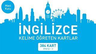 İngilizce Kelime Öğreten Kartlar Mavi Kutu Sharp-z