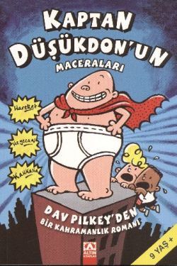 Kaptan Düşükdon 1 Bir Kahramanlık Romanı - Dav Pilkey | Altın - 978975