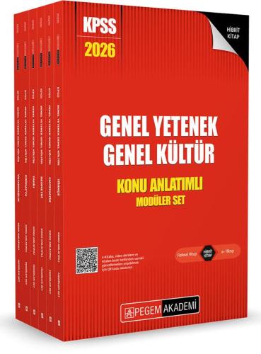 Kpss Genel Yetenek Genel Kültür Lisans Konu Anlatımlı Modüler Set - (6 Kitap) 2026
