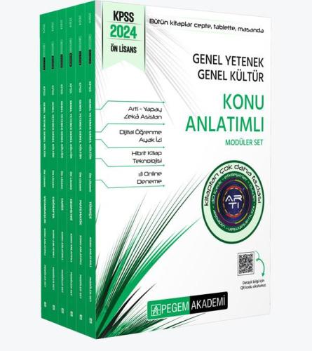 Kpss Genel Yetenek Genel Kültür Önlisans Konu Anlatımlı Modüler Set 20