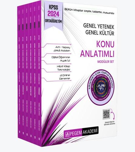 Kpss Ortaöğretim Konu Anlatımlı Modüler Set 6 Kitap 2024