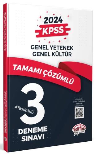 Kpss Genel Yetenek Genel Kültür Tamamı Çözümlü 3 Fasikül Deneme Sınavı