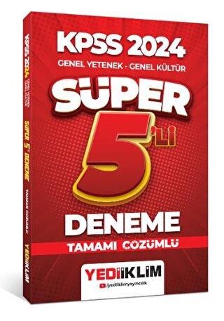 Kpss Genel Yetenek - Genel Kültür Tamamı Çözümlü Süper 5'li Deneme - K