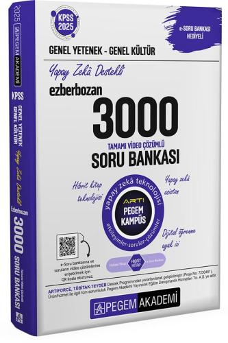 Kpss Genel Yetenek Genel Kültür Soru Bankası Tek Kitap 2025
