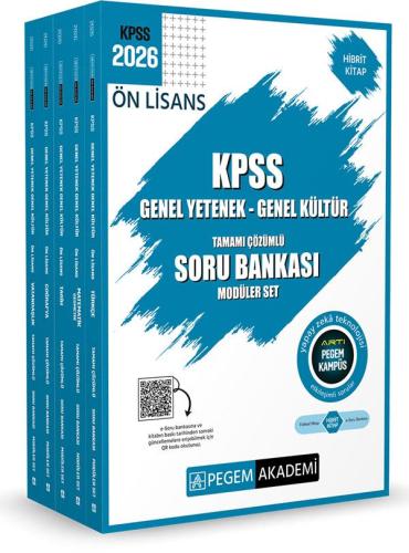 Kpss Ön Lisans Genel Yetenek Genel Kültür Soru Bankası 5 Kitap Set 2026