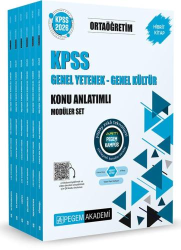 Kpss Ortaöğretim Genel Yetenek Genel Kültür Konu Anlatımlı 6 Kitap Set 2026