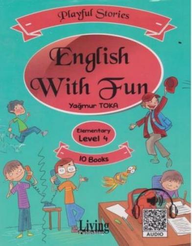 Level 4 Elementary English With Fun 10 Books - Yağmur Toka | Living - 