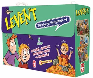 Levent Türkiyeyi Geziyorum 4 Set (5 Kitap)