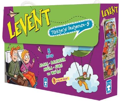 Levent Türkiyeyi Geziyorum 5 Set (5 Kitap)