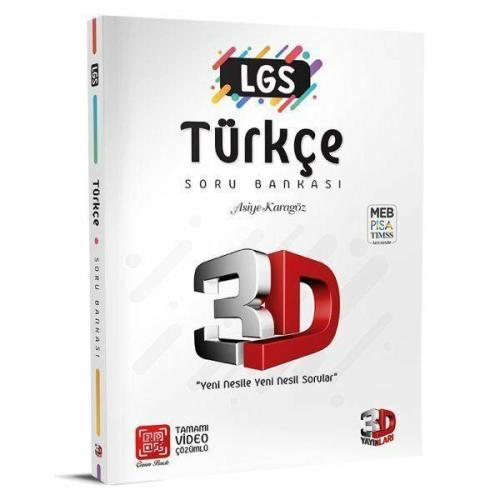 Lgs 3d Türkçe Soru Bankası Tamamı Video Çözümlü - Asiye Karagöz | 3D y