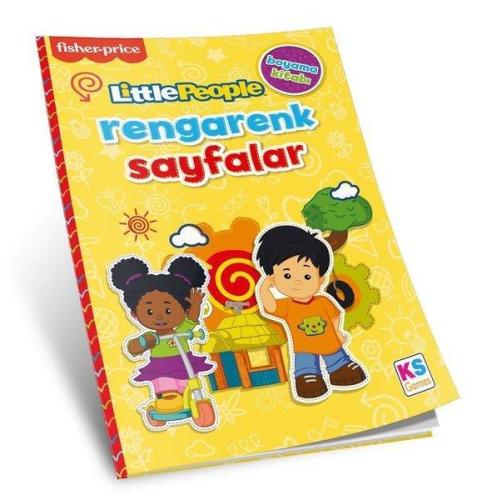Little People Coloring Book Rengarenk Sayfalar Sarı